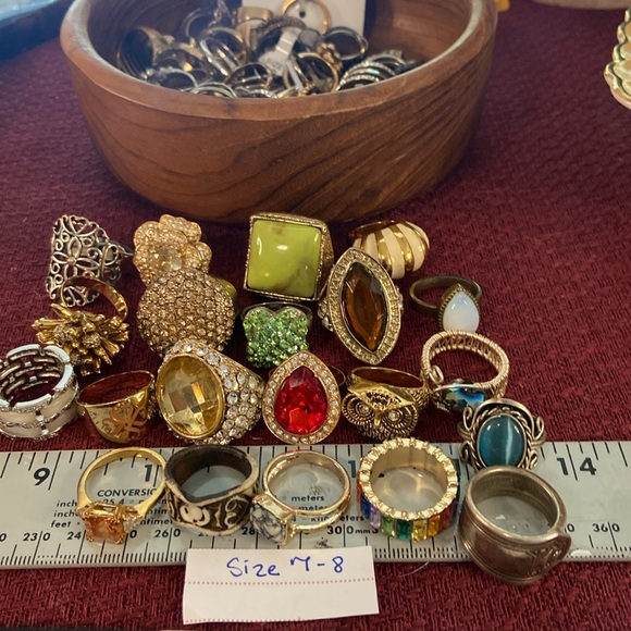 Blank--Costume rings size 5-9 ur choice see pics sold as is - Picture 7 of 14